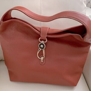Dooney & Bourke Logo Lock Handbag in Burnt Orange perfect for fall!   Like new!